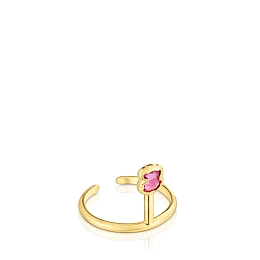 TOUS 18K Gold Plated Silver Ring/ 1004491300