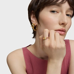 TOUS 18K Позолоченное Серебряное Кольцо/ 1004492814