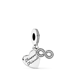 PANDORA Moments Silver Charm/ 791948CZ