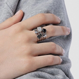 TOUS Silver Ring/ 512795545
