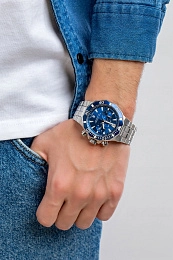 Edox  Men's  Wristwatch/ 10112 3BUM BUIN Switzerland