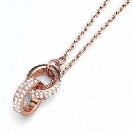 Chain Couple rosegold crystal
