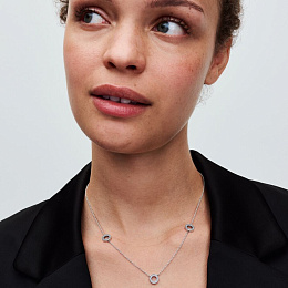 PANDORA Signature Silver Necklace/ 393162C01-50