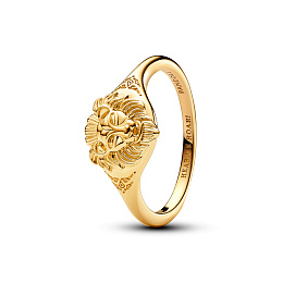PANDORA Game of Thrones 14K Gold Plated Silver Ring/ 163139C00-58