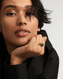 PDPAOLA 18K Gold Plated Silver Ring/ AN01-B19-14