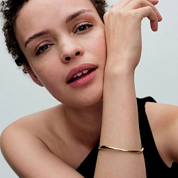 PANDORA Essence 14K Позолоченный Серебряный Браслет/ 563317C00-3
