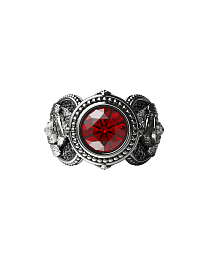 Silver Ring "Khach"/CD0882-red