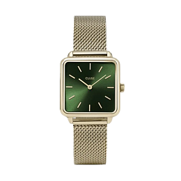 La Garconne Mesh Gold/Forest Green