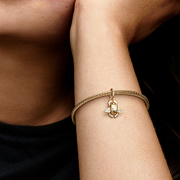 PANDORA Disney 14K Позолоченный Серебряный Шарм/ 762345C01
