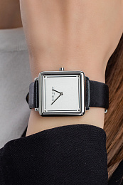 PIC 2.0 FW22 S.WHITE,BLACK LEATHER BAND