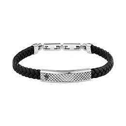 Maserati Leather Bracelet/ JM525AVE36