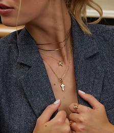 Zag Bijoux Ожерелье/ SNM21837-01WHT