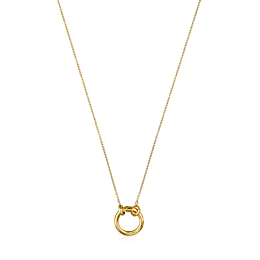 TOUS Серебряное ожерелье с позолотой 18K/712342502