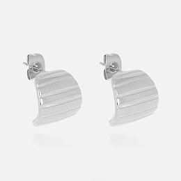Zag Bijoux Stainless Steel Surgical Earring/ SEC23087-00UNI
