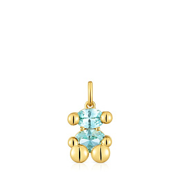 Кулон TOUS из серебра с 18K позолотой/1004329400