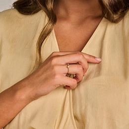 Blush Lab-Grown Diamonds 14K Gold Ring/ LG1000Y-50