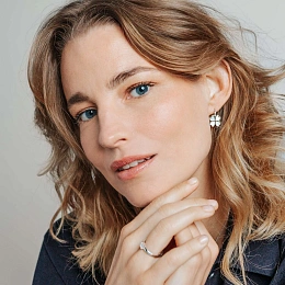 Ti Sento Gold Plated Silver Earring/ 78005MW