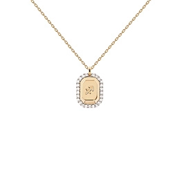 PDPAOLA 18K Ոսկեպատ Արծաթյա Վզնոց / Աղեղնավոր / CO01-576-U