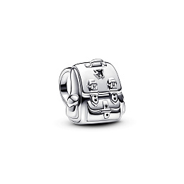 Backpack sterling silver charm