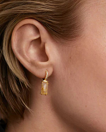 PDPAOLA 18K Gold Plated Silver Single Earring/ PG01-689-U