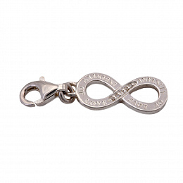 Charm pendant &quot;INFINITY OF LOVE&quot;, 925 Sterling sil