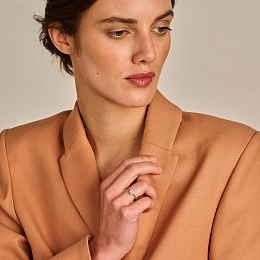 Blush Кольцо с lab-бриллиантами из 14K Золота / LG1009Y-54