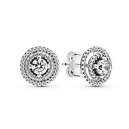 PANDORA Moments Silver Earring/ 299411C01