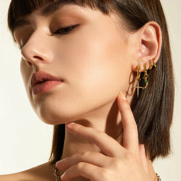 Ania Haie 14K Gold Plated Silver Earring/ E048-02G