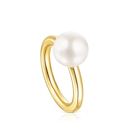TOUS 18K Gold plated Silver Ring/ 111235510