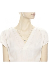 PANDORA Moments Silver Necklace/ 396241CZ-45