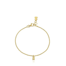 TOUS 18K Gold Plated Silver Bracelet/ 311561690
