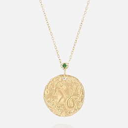 Zag Bijoux 24K Gold Plated Stainless Steel Surgical Necklace/ SNM21348-01CAP
