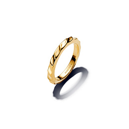 PANDORA ESSENCE 14K позолоченное серебряное кольцо/ 163885C00-52