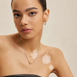 Ania Haie 14K Ոսկեպատ Արծաթյա Վզնոց/ N049-04T