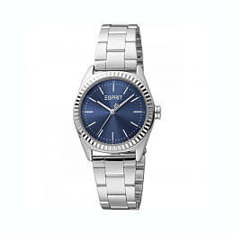 ESPRIT Women Watch, Silver Color Case, Dark Blue D