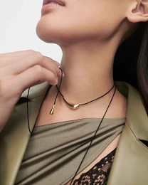 PDPAOLA 18K Gold Plated Silver Necklace/ CO01-A18-U