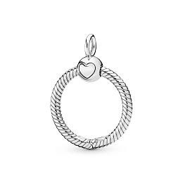 Small sterling silver O Pendant/Серебряная подвеска