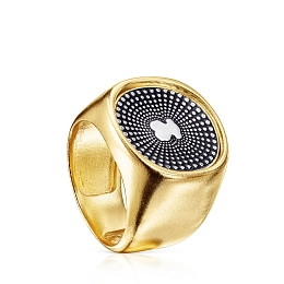 TOUS 18K Gold plated Silver Ring/ 111315501