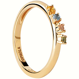 PDPAOLA 18K Gold Plated Silver Ring/ AN01-C10-10