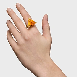 TOUS 18K Gold Plated Silver Ring/ 1004251512
