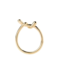 PDPAOLA 18K Gold Plated Silver Ring/ AN01-D23-10