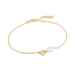 Ania Haie 14K Gold Plated Silver Bracelet/ B043-01G