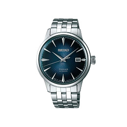 PRESAGE AUTOMATIC SS CHL MB DIAL BLUE 5 BAR