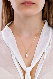 Ania Haie 14K Ոսկեպատ Արծաթյա Վզնոց/ N054-01G