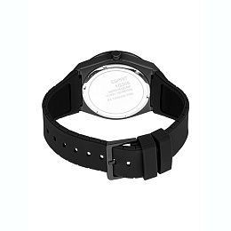 ESPRIT Men Watch, Black Color Case, Black Dial, Black Silicone Strap, 345.00