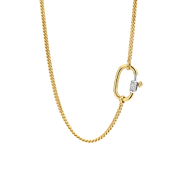 Ti Sento 14K Gold Plated Silver Necklace/ 3968SY-42