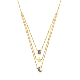 TOUS Արծաթյա Վզնոց 18K Ոսկեպատ/918442540