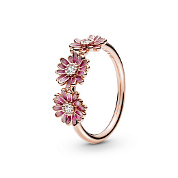 PANDORA Rose 14K Rose Gold Plated Silver Ring/ 188792C01-52