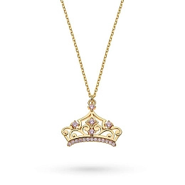 Disney Children's 14K Gold Plated Silver Necklace/ NS00021YZPL