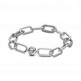 Sterling silver link bracelet